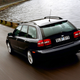 A grey Volvo V40 estate car